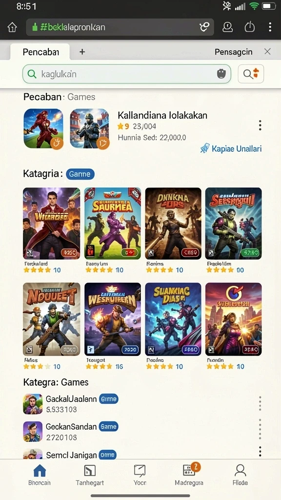 mariatogel - Tampilan antarmuka yang sederhana dan menarik.